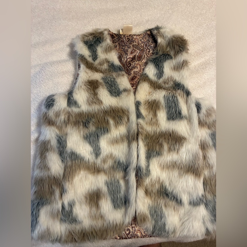 Stylish Faux Fur Kids Vest